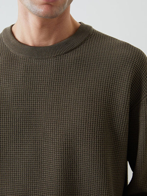 Bisiklet Yaka Erkek Triko Kazak