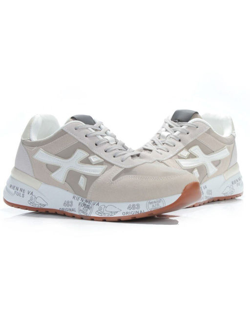 05-6026-209 BEIGE/GRAY Кроссовки женские (искусственные материалы) - No name фото 12