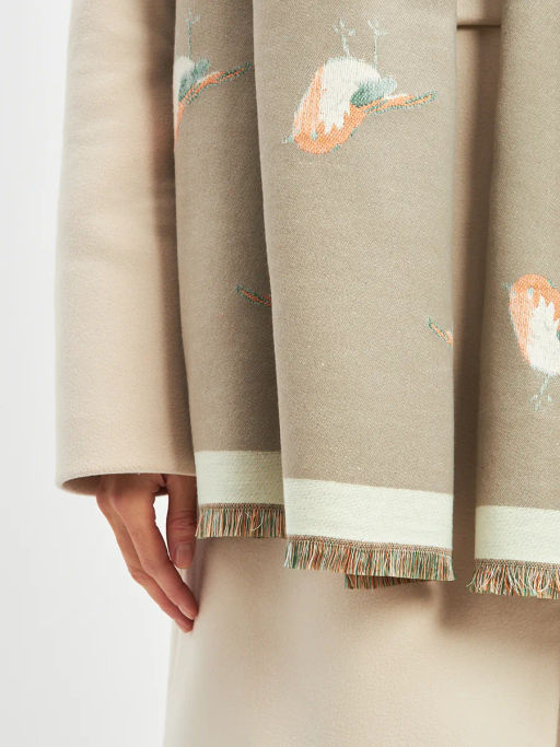 в СОСТАВЕ ШЕРСТЬ ! Большой,теплый двусторонний палантин - Tantino фото 16