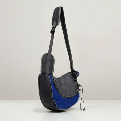 Сумка-переноска Слинг для животных, 42 х 25 см, синяя - Пижон фото 3