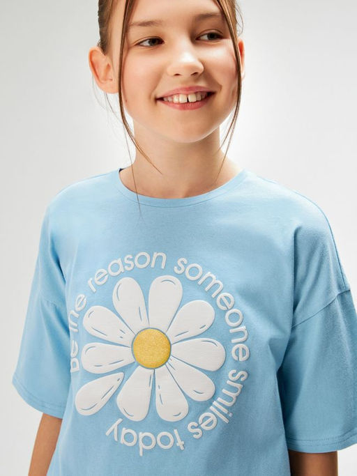 ACOOLA / Пижама детская для девочек Idgen голубой  фото 2