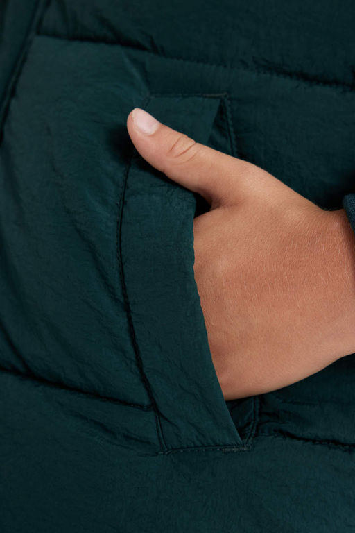 Водоотталкивающее пальто с плюшевой подкладкой и капюшоном для мальчиков - Defacto фото 8