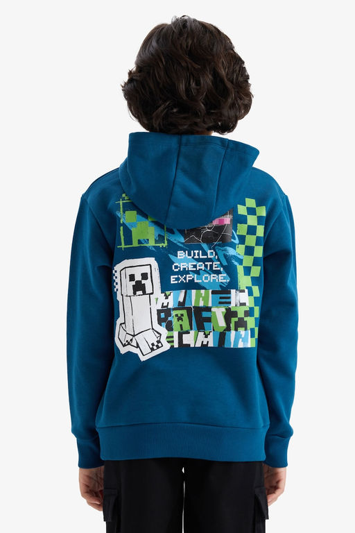 Minecraft Kap__onlu Sweatshirt Erkek _ocuk - Defacto фото 6
