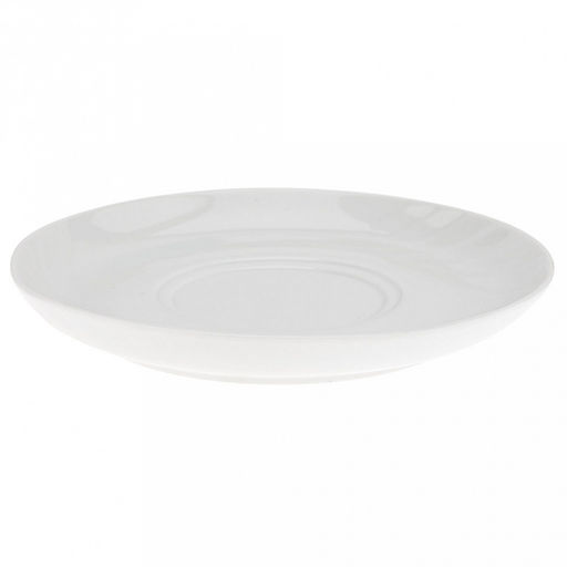 Блюдце фарфоровое д160мм, h24мм, форма Голубка, белье (Беларусь) - Домашняя мода фото 2