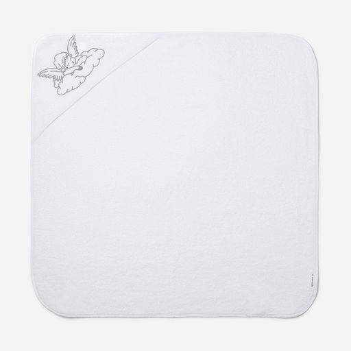 Полотенце крестильное с вышивкой Ангел, 75х75 см, 100% хлопок - Крошка я фото 2