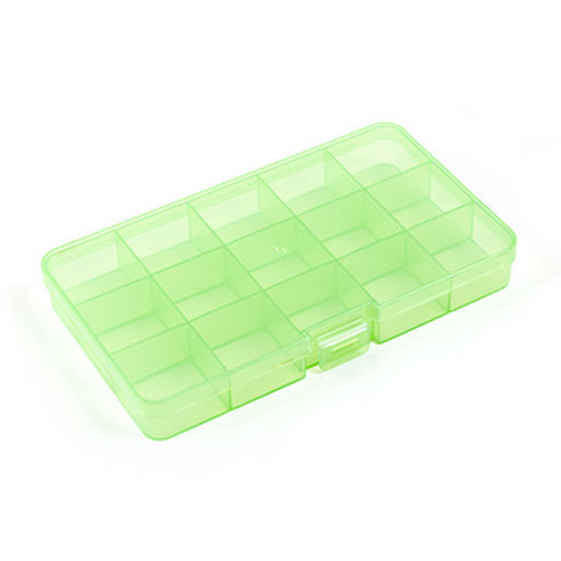 Gamma Коробка пластик для шв. принадл. OM-042 пластик 17.7 x 10.2 x 2.3 см салатовый/прозрачный