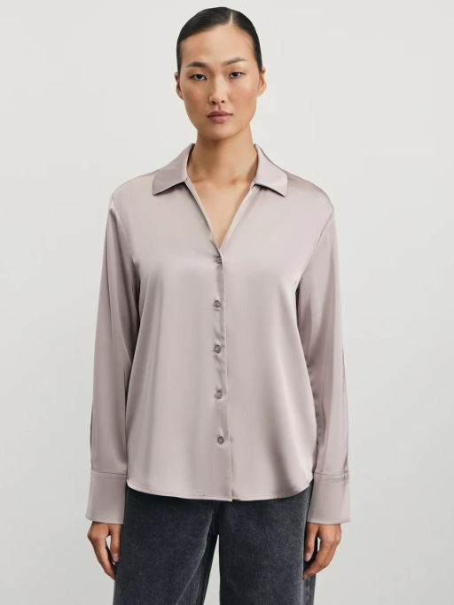 Атласная блузка / Zarina  фото 3