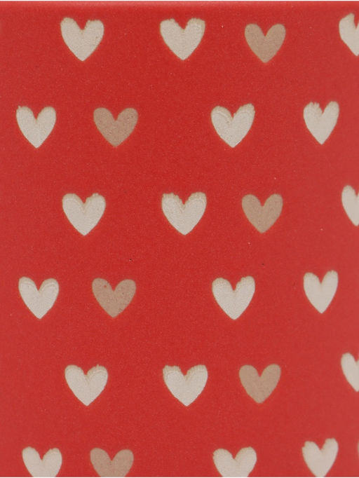 Кружка чайная керамическая Сердечки, 320 мл, ручная работа