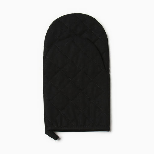 Варежка-прихватка Этель Kitchen цв.черный, 15х28см,саржа, 100% х/л  фото 4
