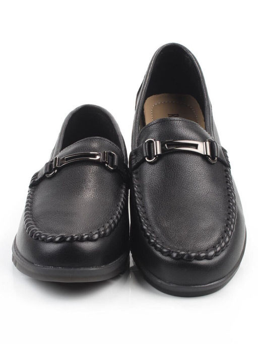 06-DYL121-1 BLACK Туфли женские (натуральная кожа)