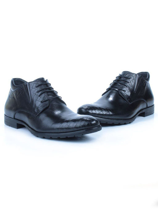 01-H9001-B75-SW3 BLACK Ботинки демисезонные мужские (натуральная кожа) размер 6UK - 40 российский