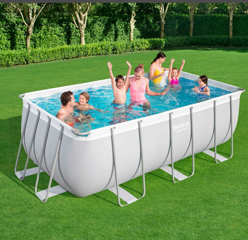 -20% Бассейн на опорах 412х201х122 см Power Steel (песч.фильтр-насос, лестница) Bestway  фото 4