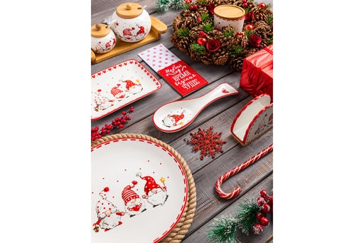 Блюдо 25,5*19*2 см Весёлые гномики - Elan gallery фото 4