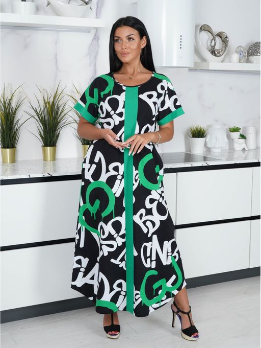 Илона платье женское (листья) - Lovetex фото 10