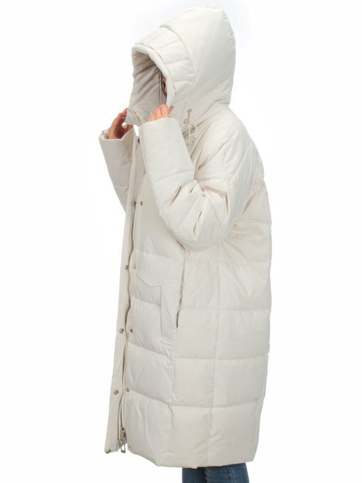 Y23-808 MILK Пальто зимнее женское (200 гр. тинсулейт) - Фабричный китай фото 10