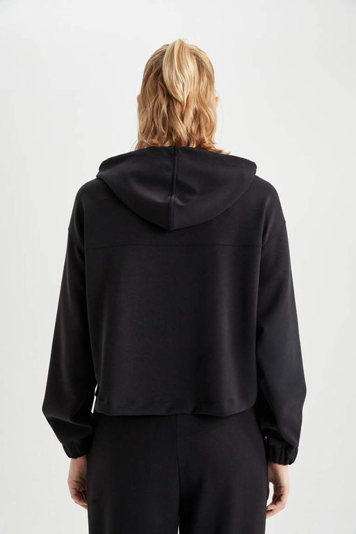 DeFactoFit Oversize толстовка премиум-класса для спортсменов с капюшоном  фото 10