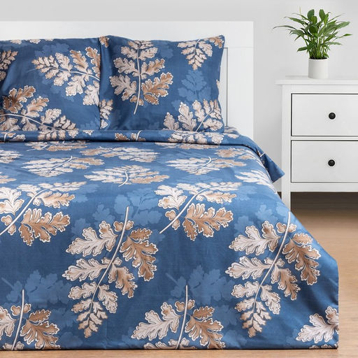 Постельное бельё Экономь и Я 1,5 сп Листопад 147х210см,150х215см,70х70см-2 шт