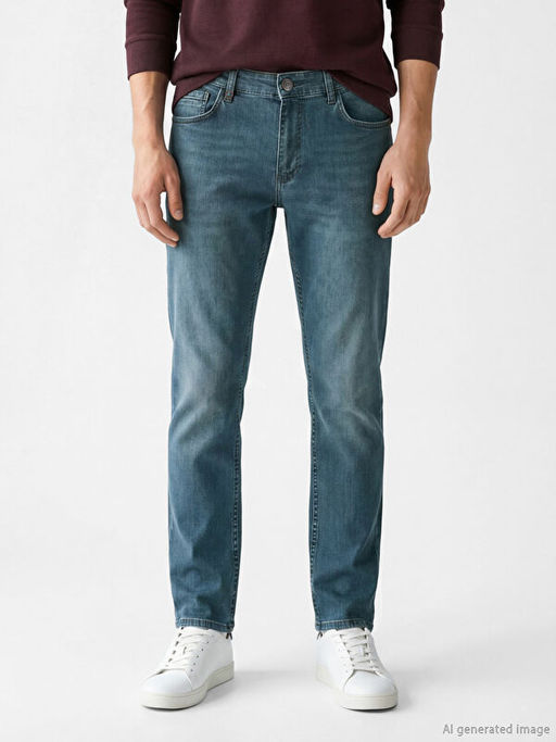 750 Slim Fit Erkek Jean Pantolon - Waikiki фото 2