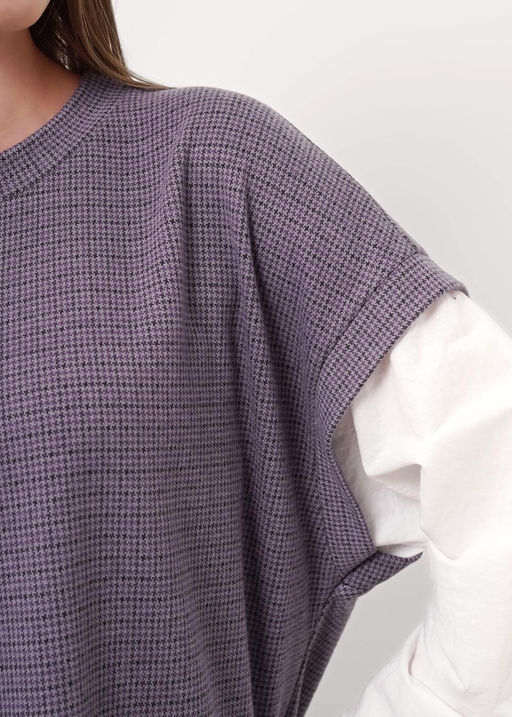 Джемпер жен. (ЧЗ) серый/черный 157000/186ввэ - Clever wear фото 3