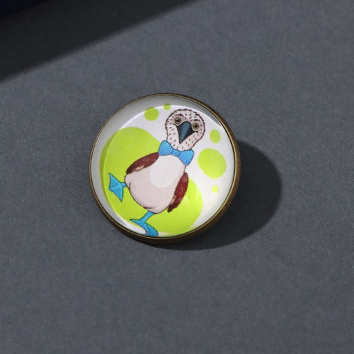 Набор: брелок для ключей и значок для одежды, рюкзак Олуша, 6?11 см