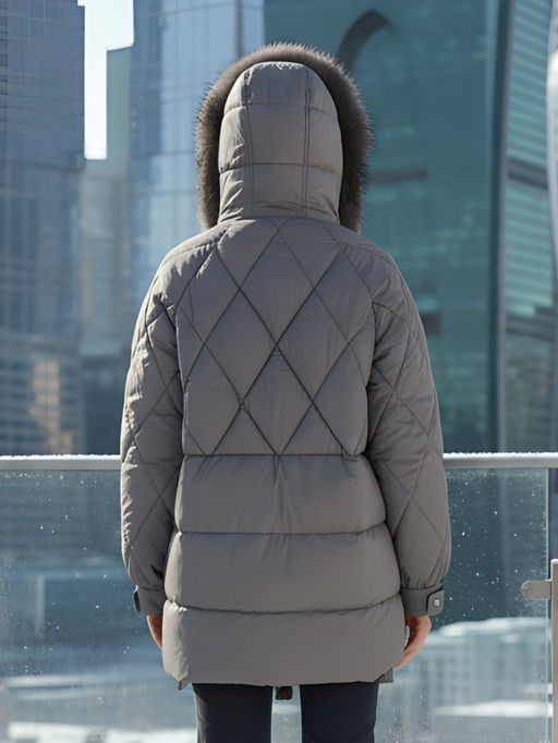 Куртка зимняя женская с мехом и капюшоном тренд коричневого цвета 7608K Бренд: Visdeer  фото 20