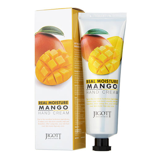 Крем для рук увлажняющий с маслом манго JIGOTT Real Moisture Mango Hand Cream , 100ml