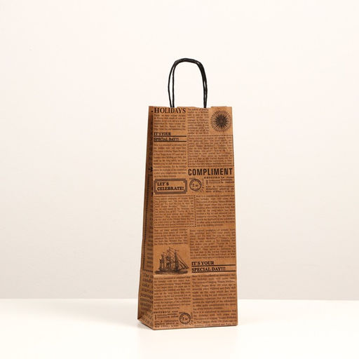 Цена за 10 шт. Пакет под бутылку Комплимент, 14 х 8 х 32 см - Simaland фото 3
