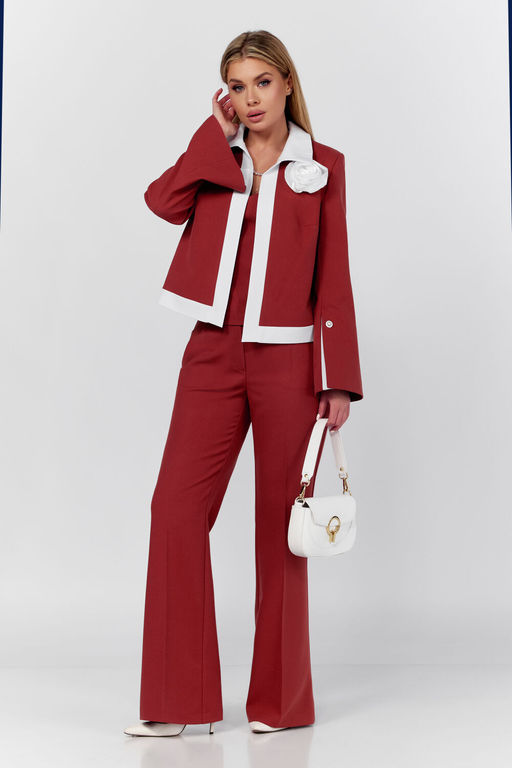 Костюм DOGGI 2921 красный+белый