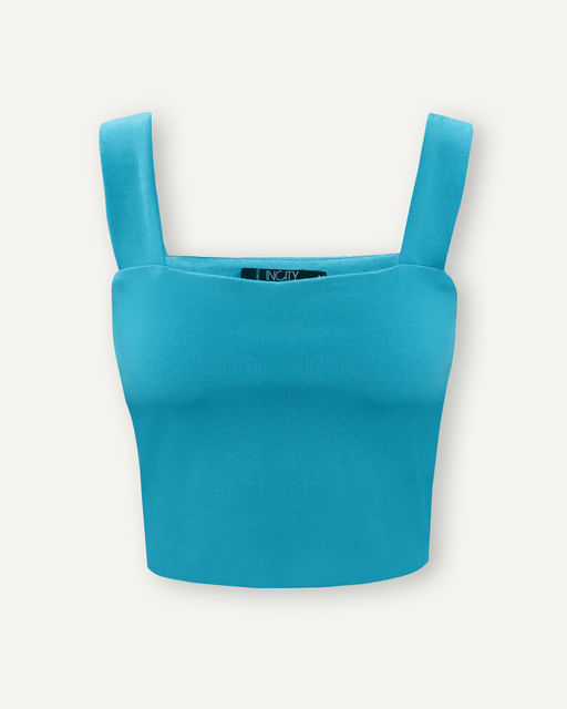 Блузка-топ с глубоким квадратным вырезом - Incity фото 10