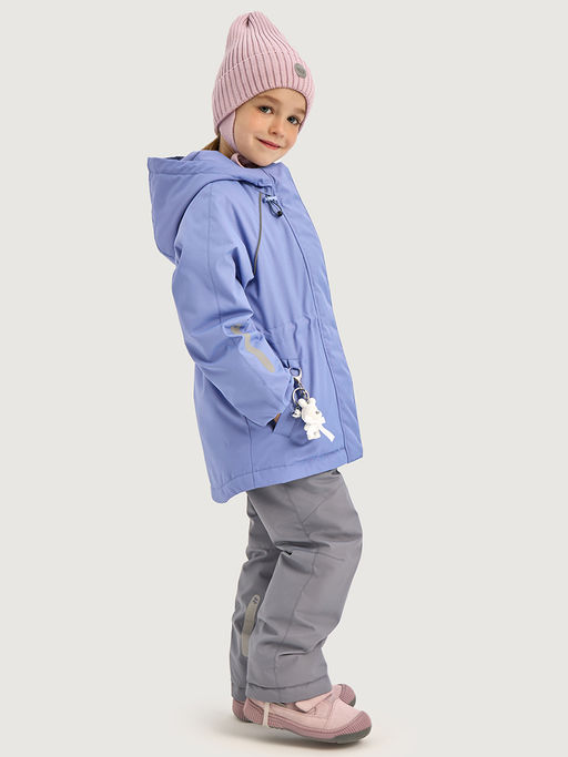 Костюм 7м1826 лаванда/светло-серый