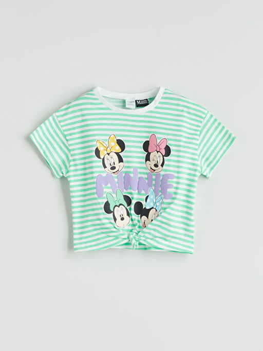 Minnie Mouse Bask?l? K?z Bebek Ti??rt ve Tayt 2li