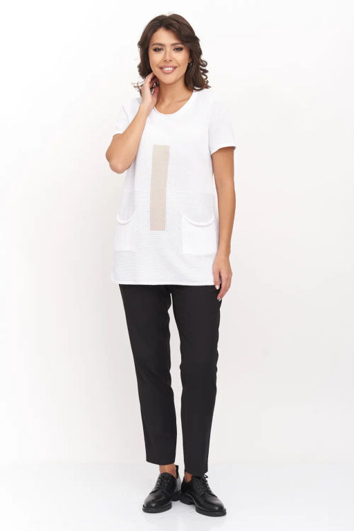 ЗЛАТА Джемпер М 3242/белый