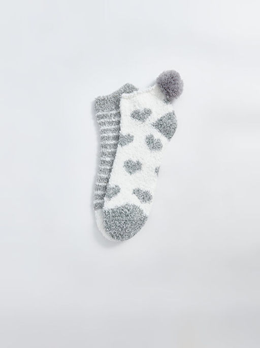 Desenli Kad?n Ev ?orab? 2li