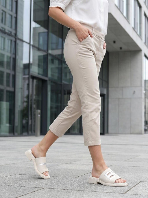 08-C406-2C LT. BEIGE Босоножки женские (натуральная кожа) - Фабричный китай фото 2