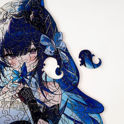 Пазлы фигурные Аниме девушка, 155 деталей - Puzzle фото 3