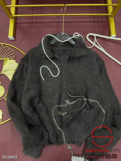 Кардиган женский однотонный - Bruno фото 5