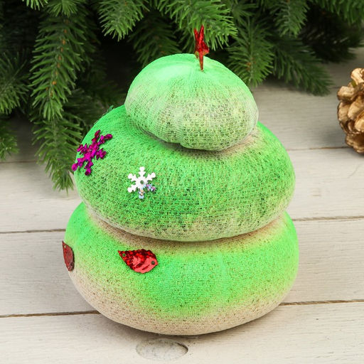 Набор для выращивания «Ёлка Новогодняя», фигурка растущая в подарочной упаковке