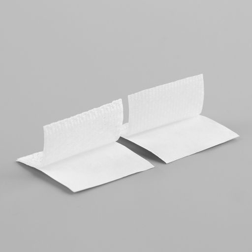 Цена за 5 шт. Набор липучек на клеевой основе, 2 × 2 см, 10 шт, цвет белый