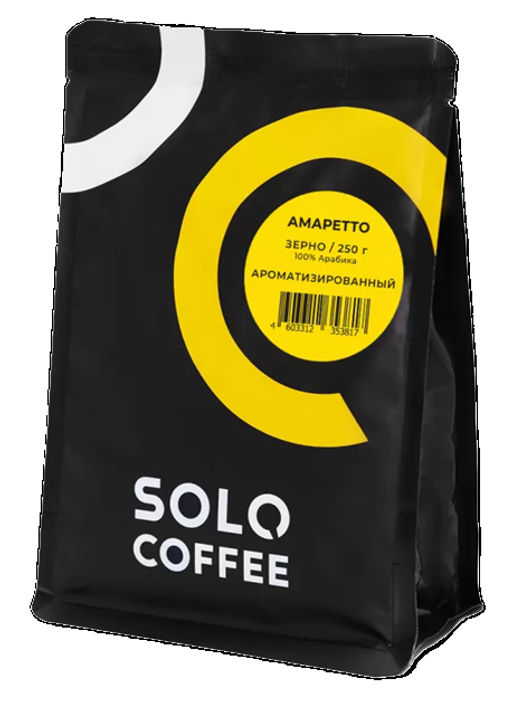 Кофе в зернах Solo Coffee Амаретто (100% арабика), свежеобжаренный  фото 7