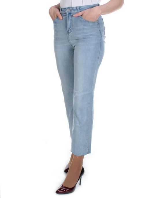 10106 BLUE Джинсы короткие женские AMG JEANS
