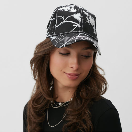 Кепка унисекс твил MINAKU, чёрно-белая, размер 58