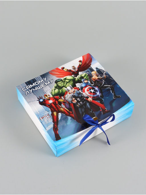 Цена за 2 шт. Коробка подарочная «Супергерои», 20 × 18 × 5 см