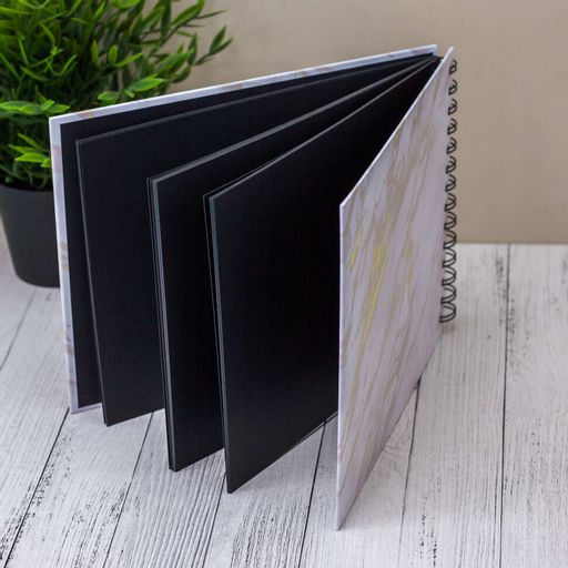 Фотоальбом "White gold marble" (24,5 х 19 см)