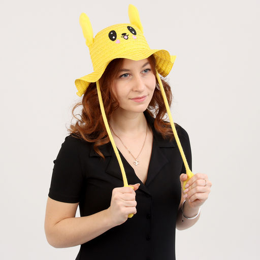 Панама детская «Милый зайка», уши поднимаются, р-р. 52-54