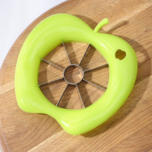 Нож для фруктовой нарезки Доляна «Яблочко», d=14 см, цвет МИКС