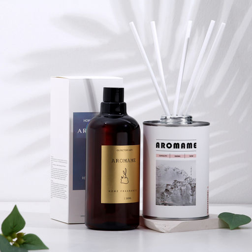 Набор диффузор ароматический Aromame, голубые колокольчики, 500 мл, круглая банка