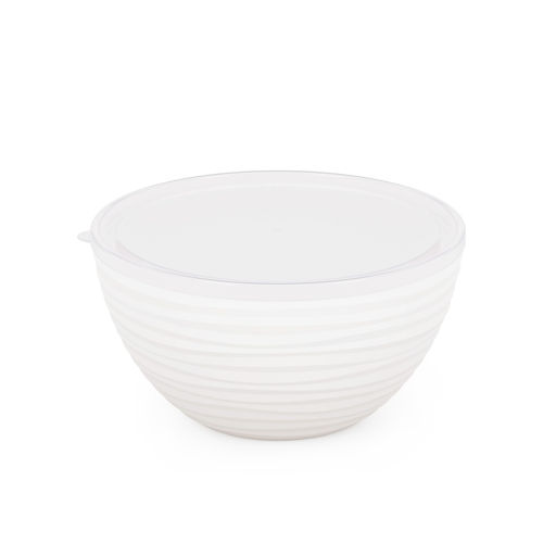 Миска с крышкой "Оазис" п/эт. 2,5л (белый)