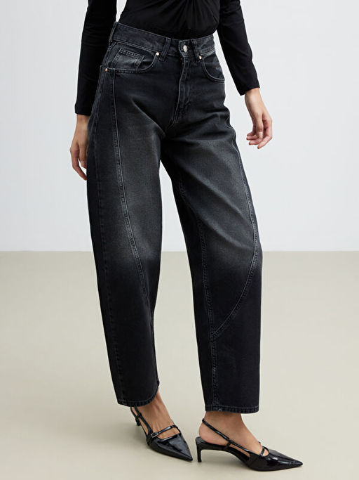 Balloon Fit Kad?n Jean Pantolon