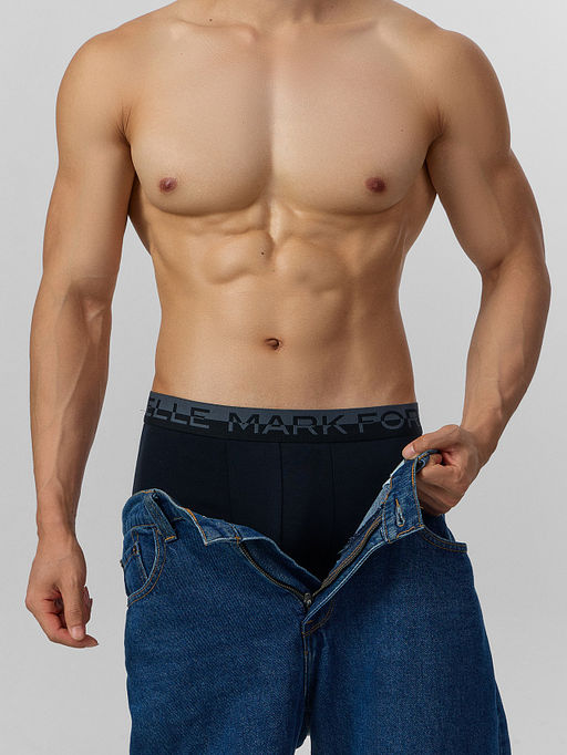 Цена за 2 штуки! Трусы боксеры мужские черные - Mark formelle фото 6