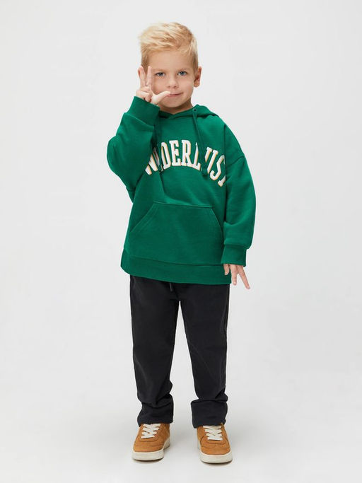 ACOOLA / Джемпер детский для мальчиков Remo темно-зеленый  фото 7